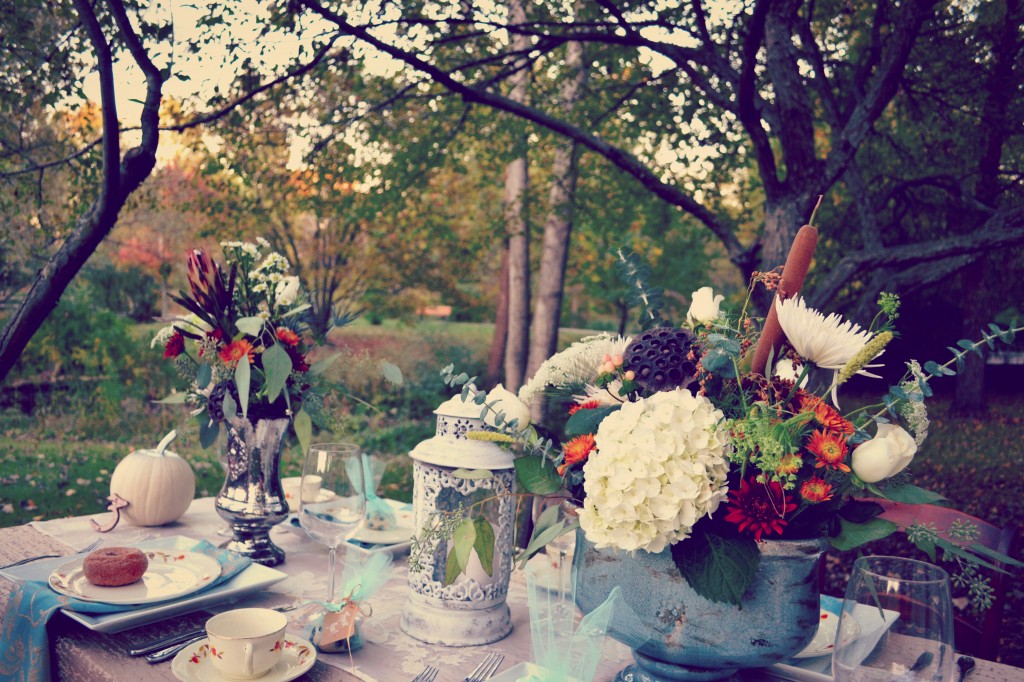 Hydrangea centerpiece