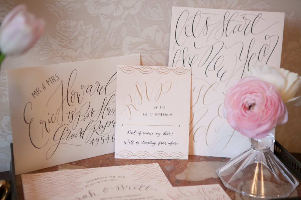 New Year's Wedding invitations | The Day's Design | Crown and Clover