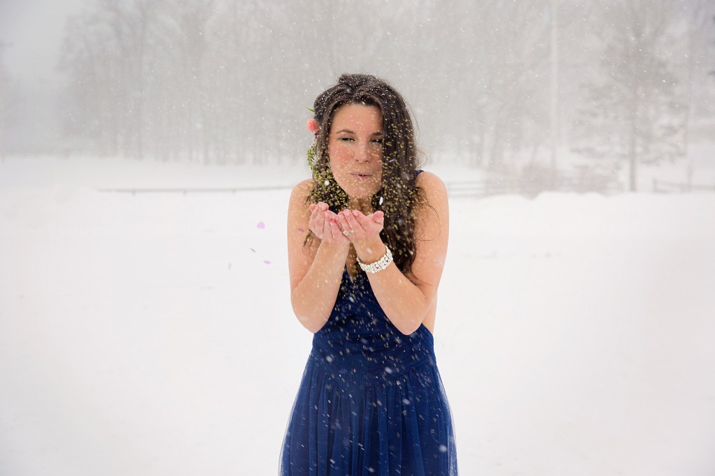 Blowing Confetti | The Day's Design | Heather Cisler Photography