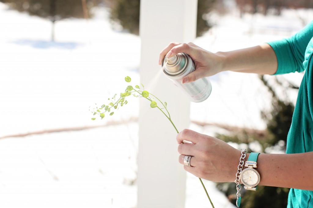 Gold Gilded Floral Crown | The Day's Design | Ashley Slater Photography
