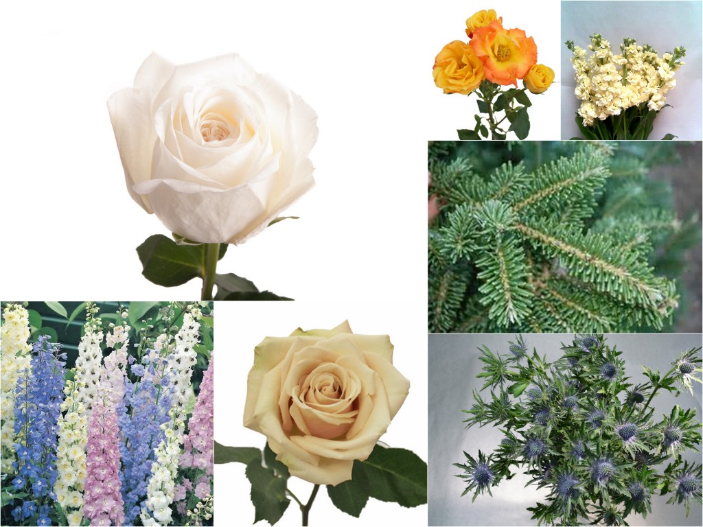 Yellow & Blue floral recipe | The Day's Design