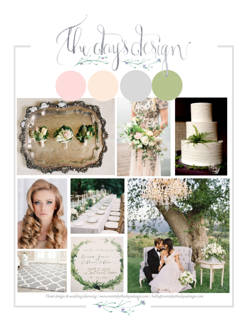 Simple Organic Inspiration Board | The Day's Design 