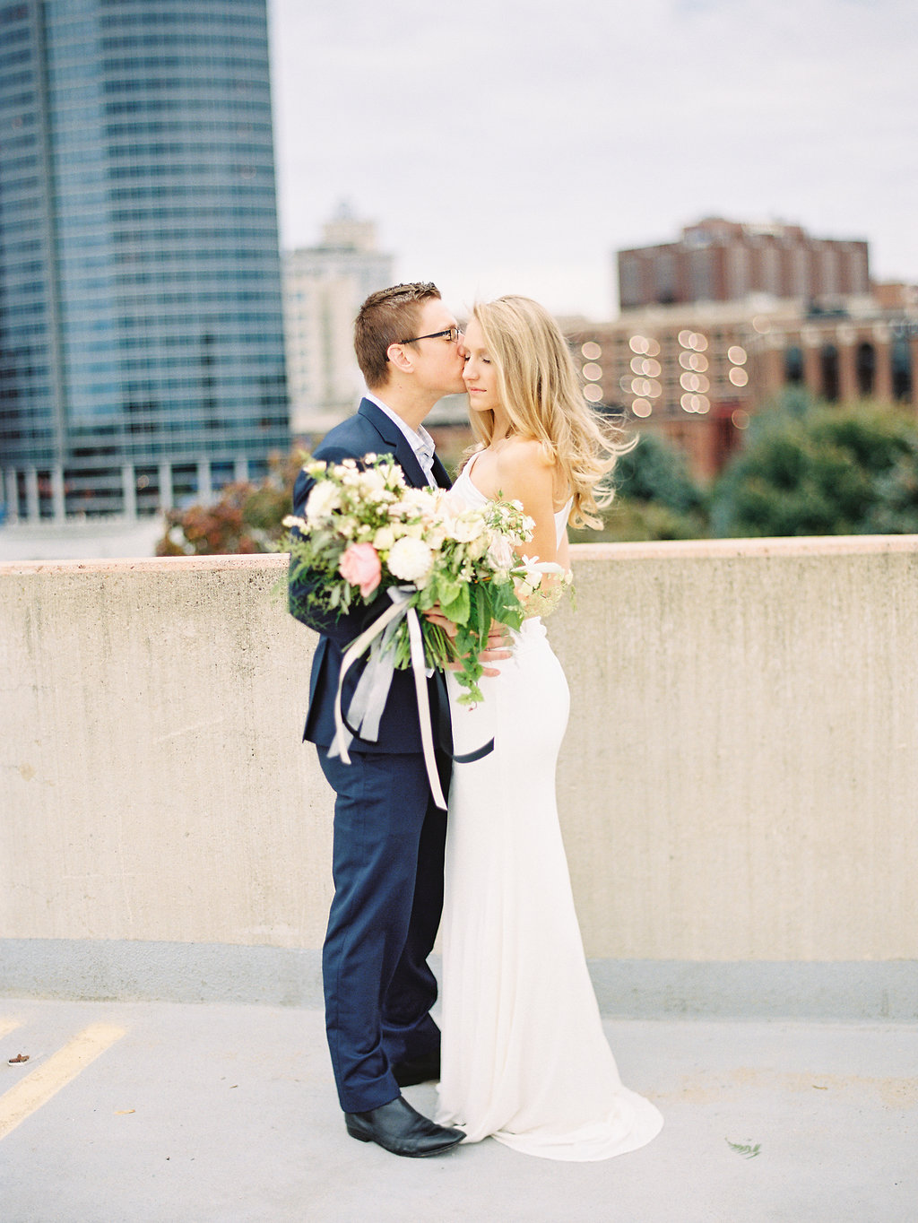 Rooftop Engagment Session | The Day's Design | Ashley Slater Photography