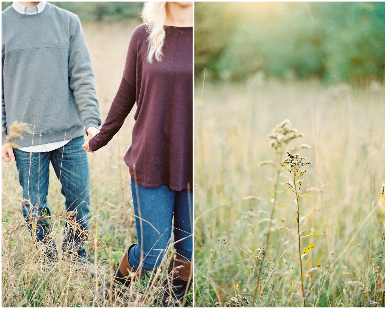 Michigan Autumn Engagement Session | Ashley Slater Photography | Flower Crown | The Day's Design