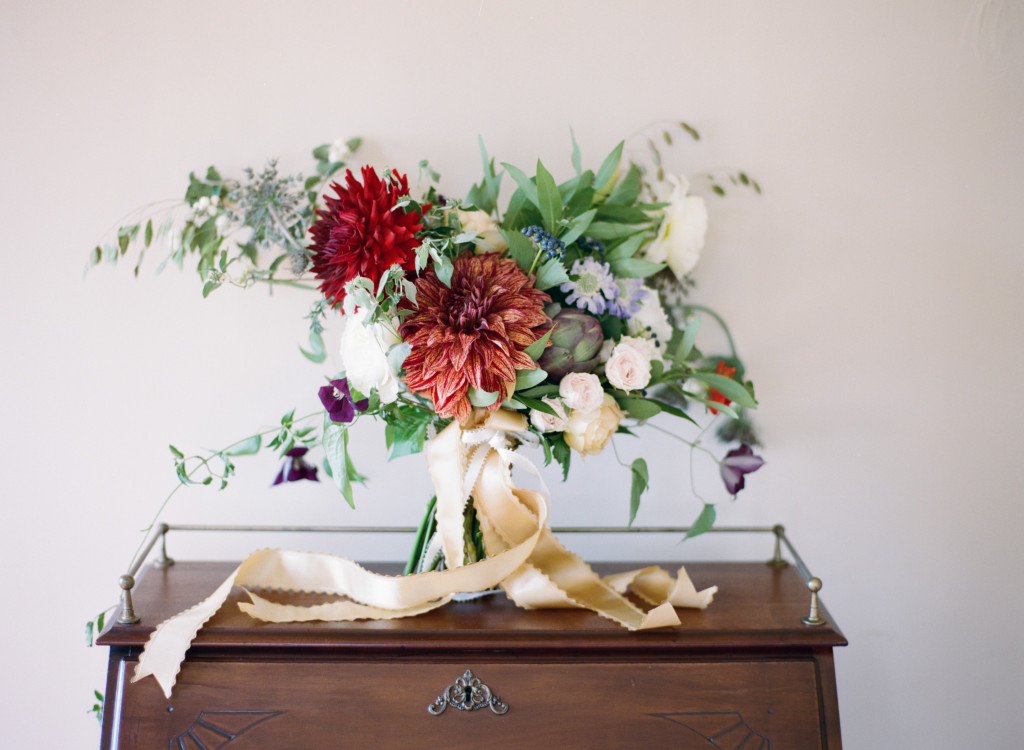 Dahlia Bouquet | The Day's Design | Cory Weber Photography