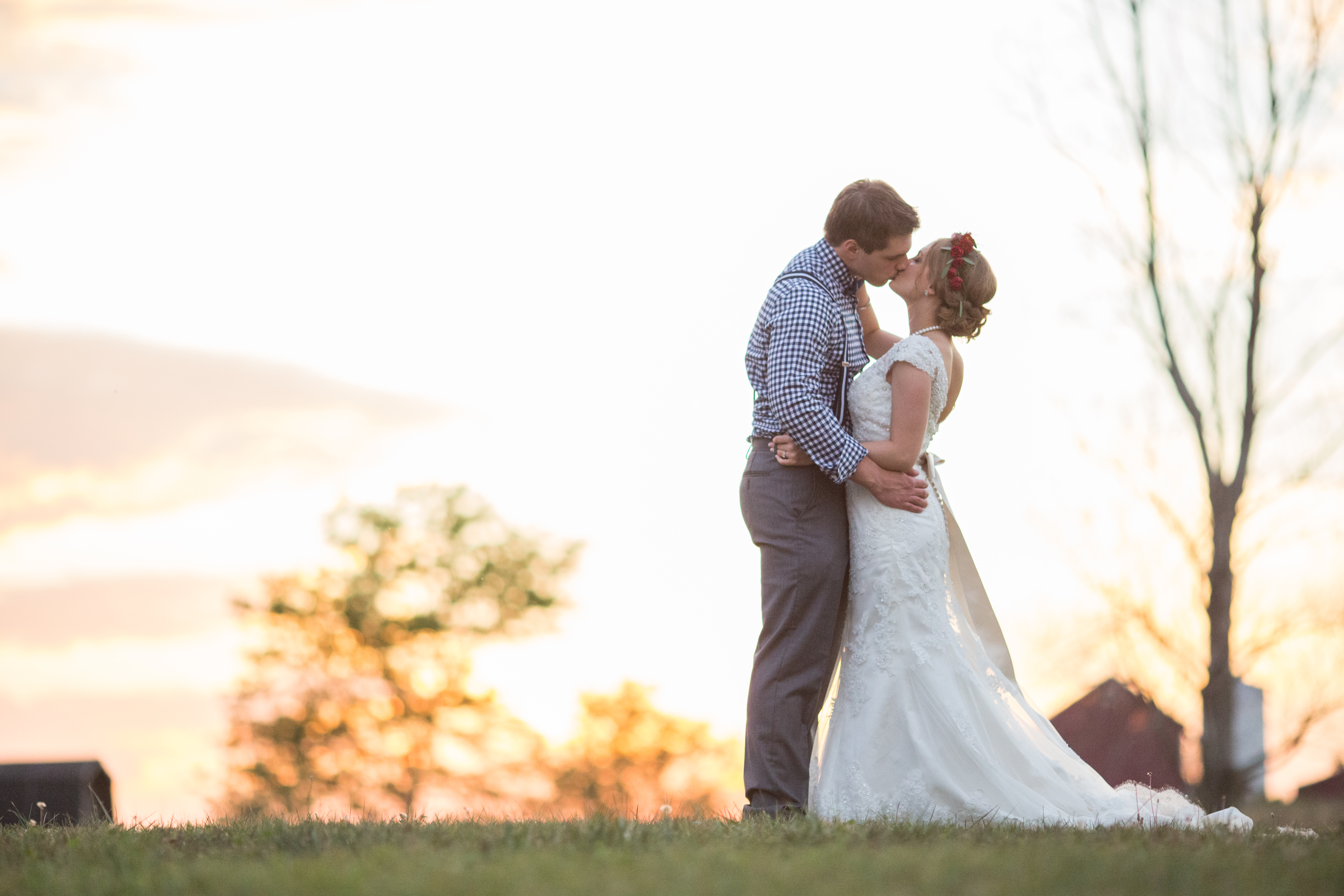 Sunset Wedding Photos | The Day's Design | Hetler Photography