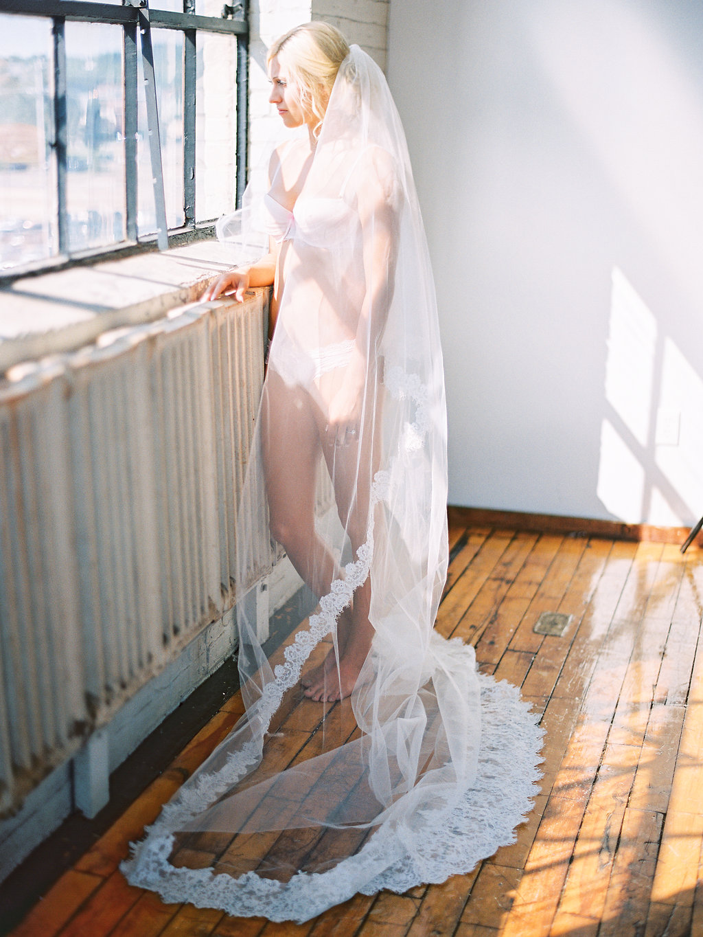 Warehouse Boudoir Photography | The Day's Design | Ashley Slater Photography