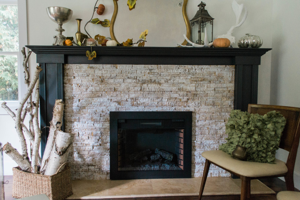 Whitewash Mantle Makeover | The Day's Design