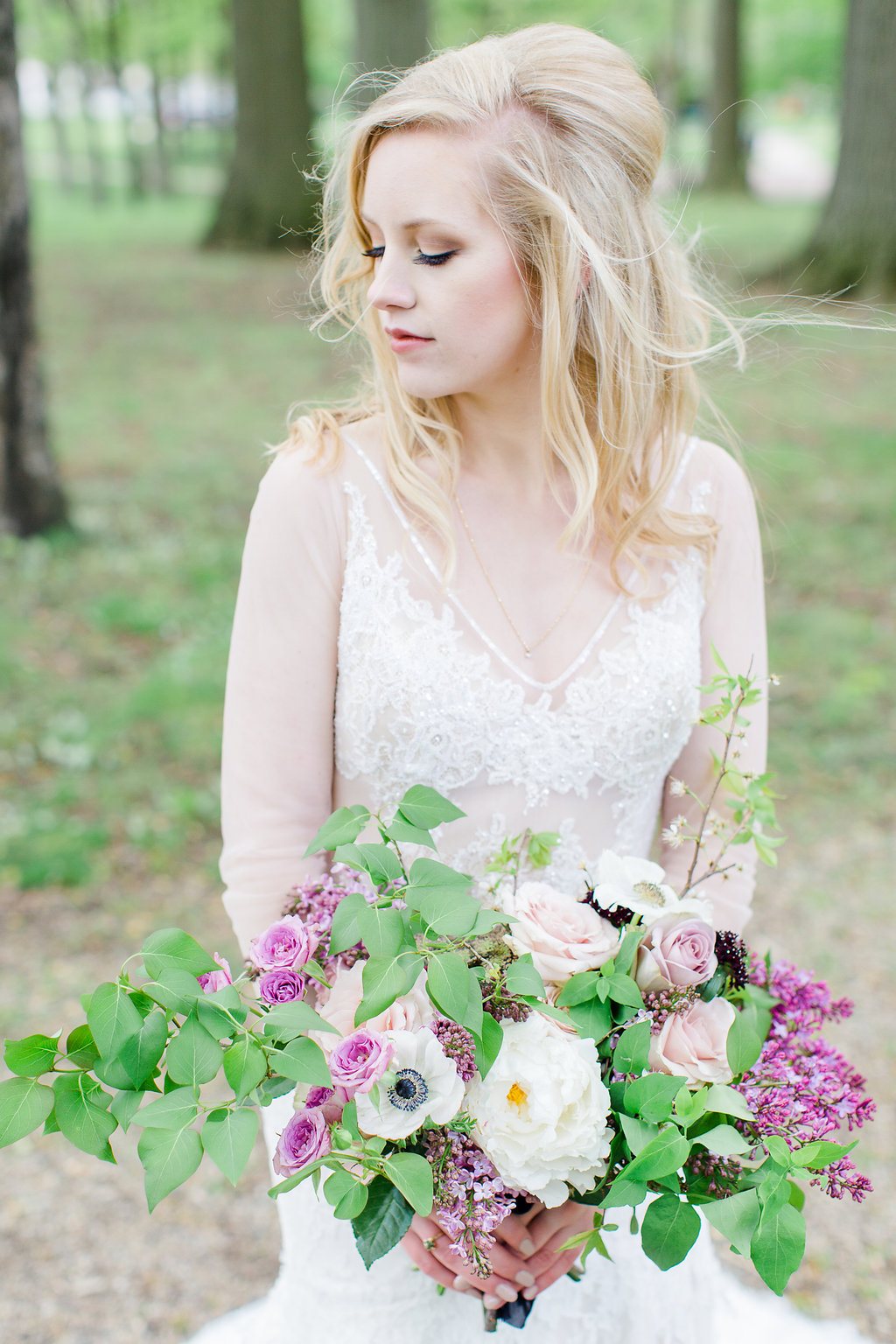 Lavender Bouquet | The Day's Design | Ashley Slater Photography