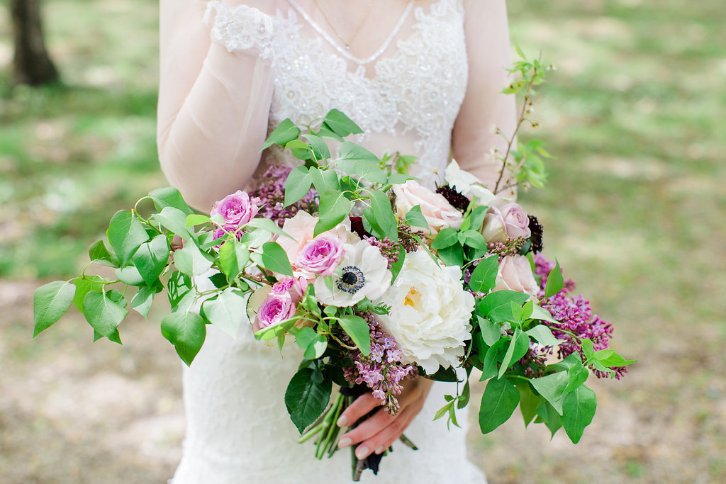 Lilac Bridal Bouquet | The Day's Design | Ashley Slater Photography