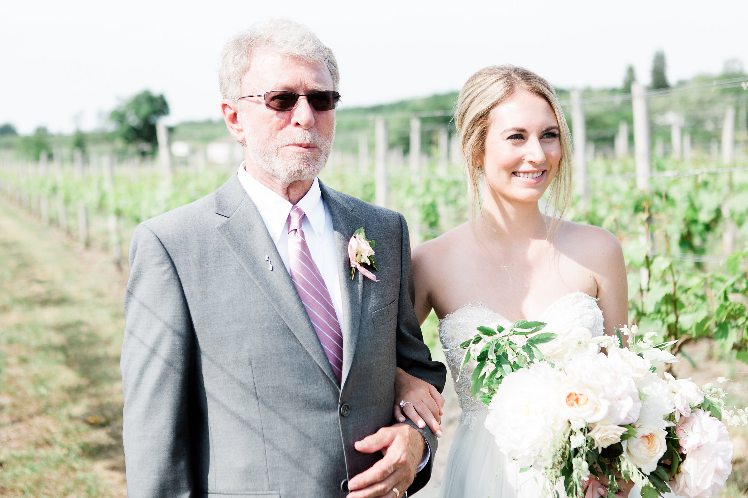 Vineyard Wedding Ceremony | The Day's Design | Ashley Slater Photography