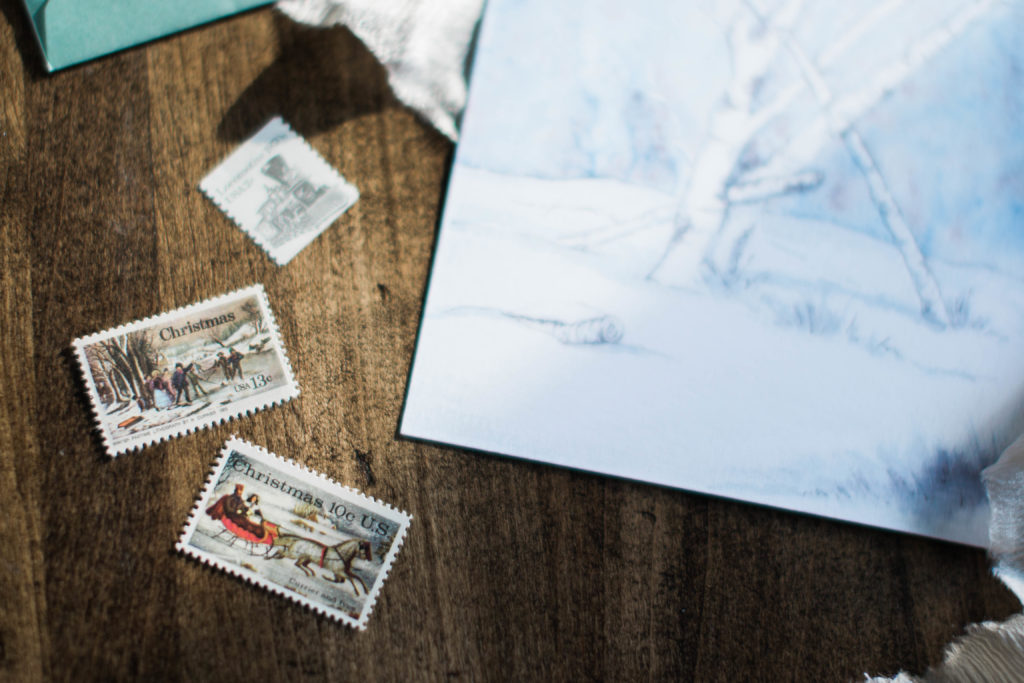 Winter Holiday Cards | Silver Fox Calligraphy | The Day's Design