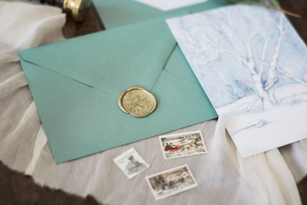 Winter Holiday Cards | Silver Fox Calligraphy | The Day's Design