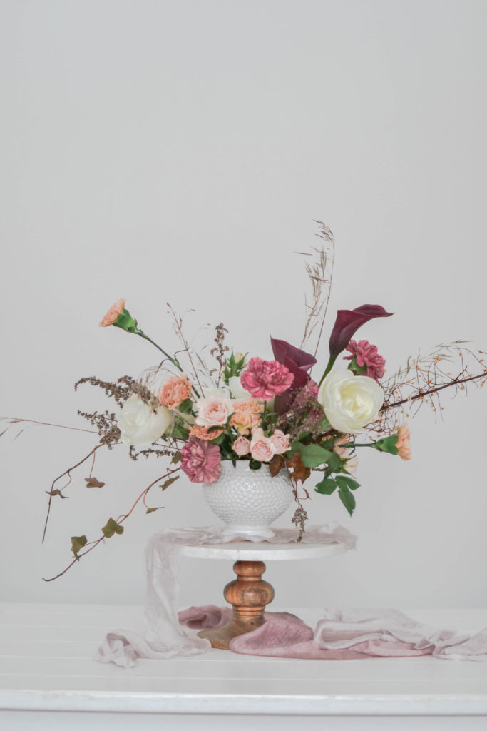 Carnation Centerpiece | The Day's Design