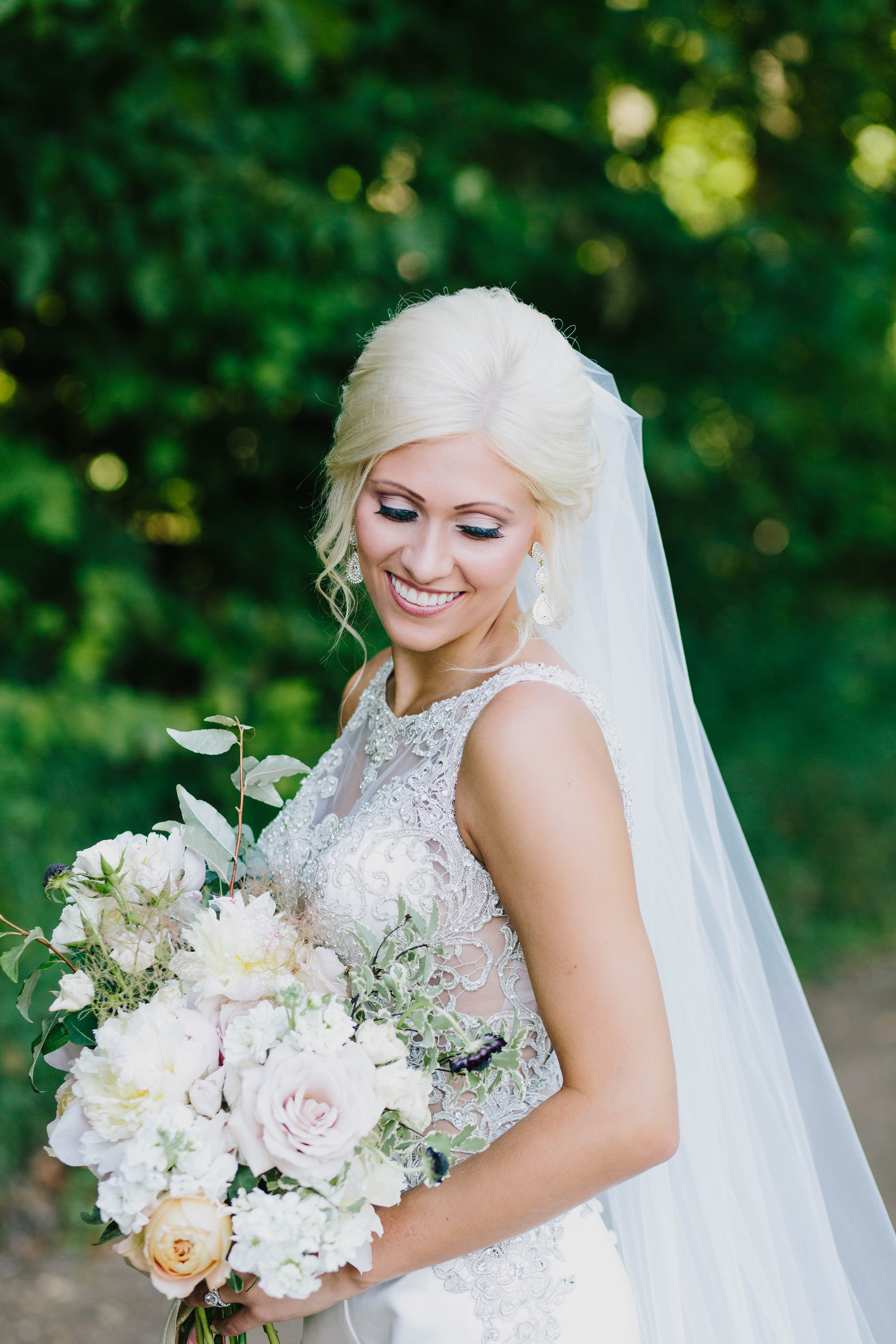 Blush Bridal Bouquet | The Day's Design | Katie Grace Photography