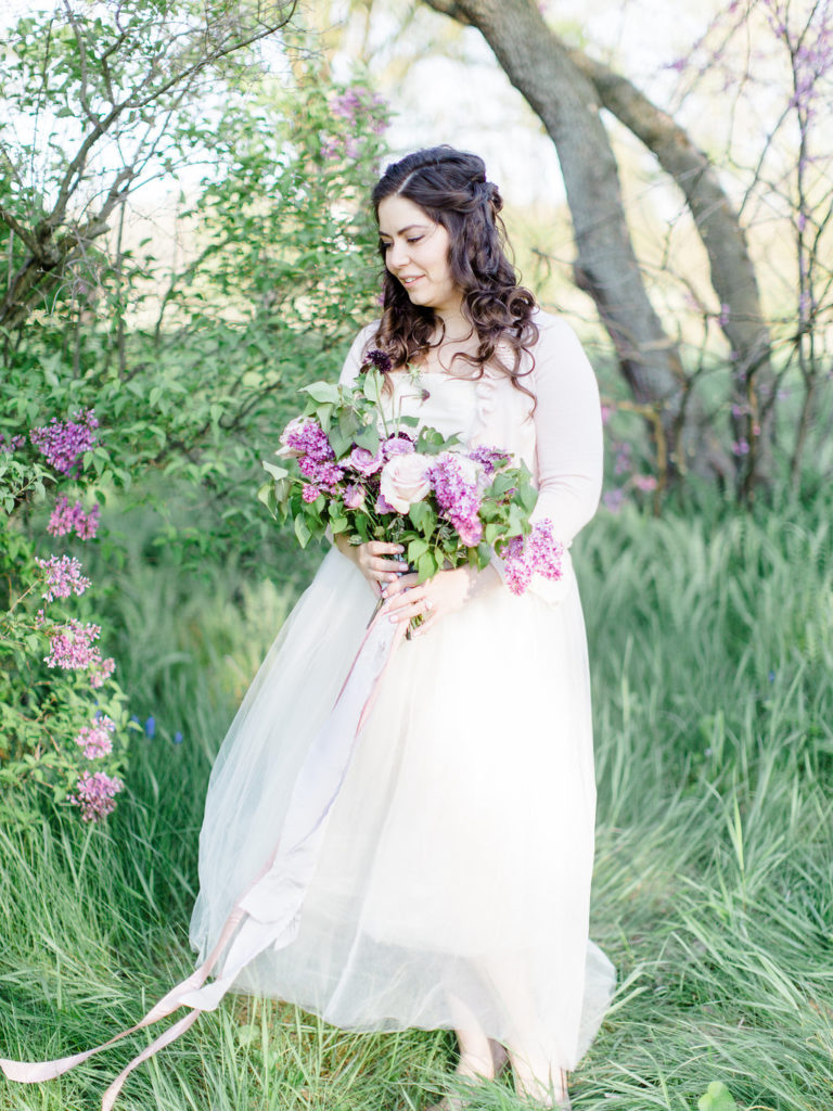 Local Lilac Bouquet | The Day's Deisgn | Ashley Slater Photography