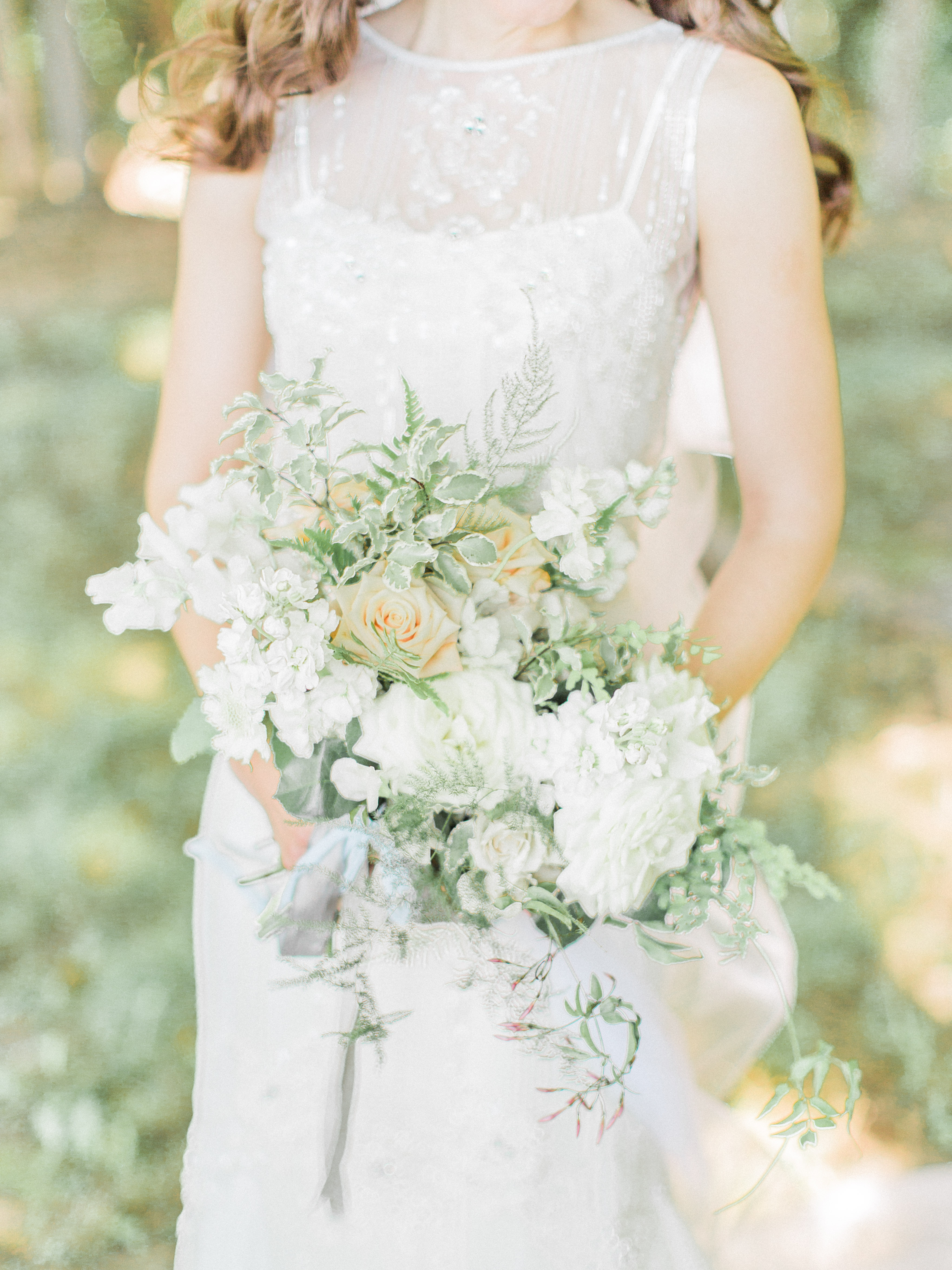 White Bridal Bouquet | The Day's Design | Samantha James Photography