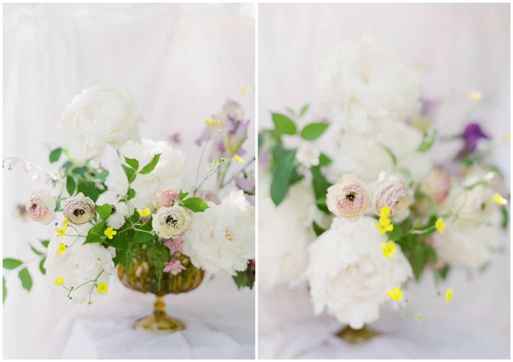 Peony Centerpiece | The Day's Design | Emily Jane Photography