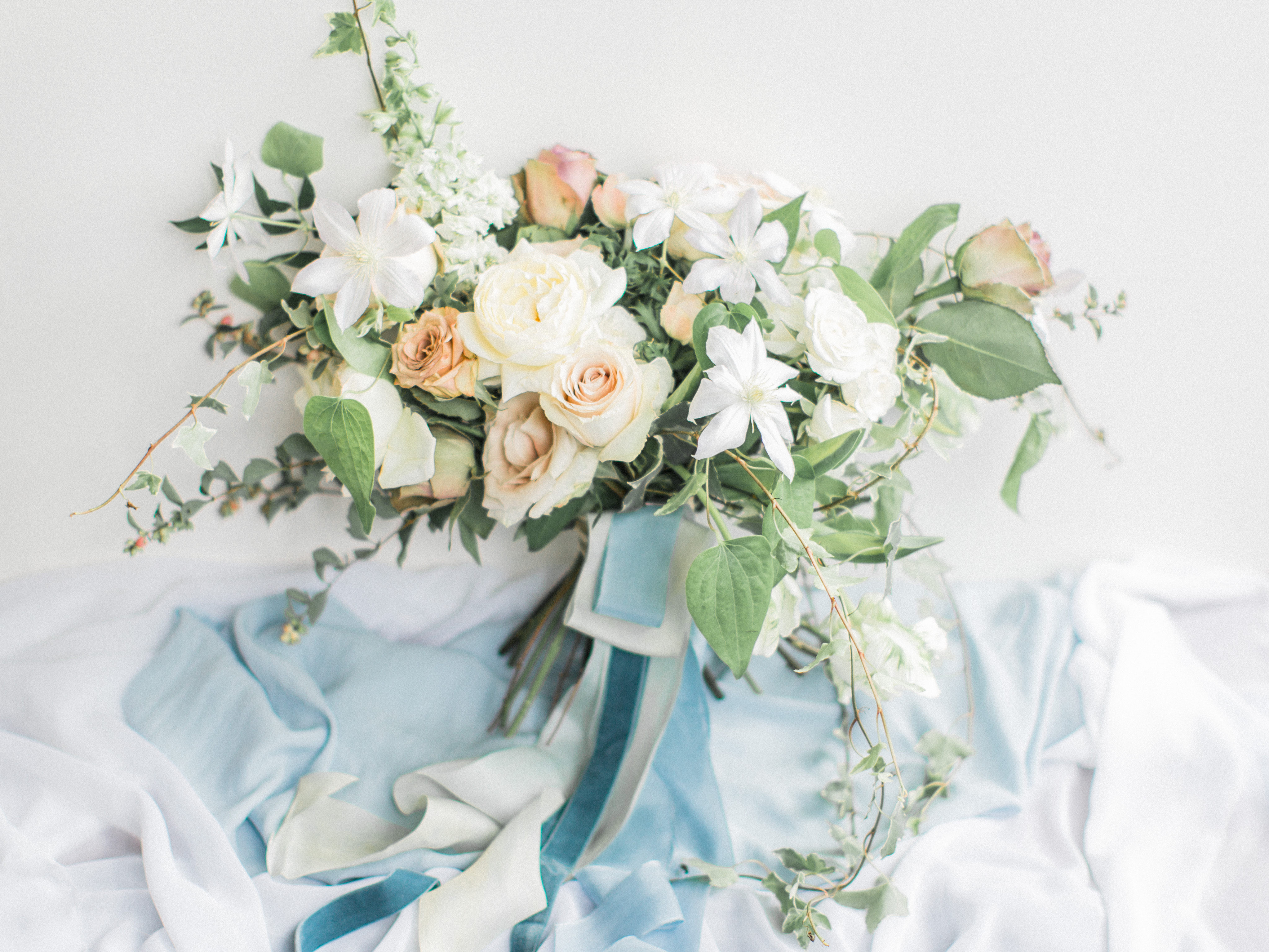 Dusty Blue Bouqueet | The Day's Design | Samantha James Photography
