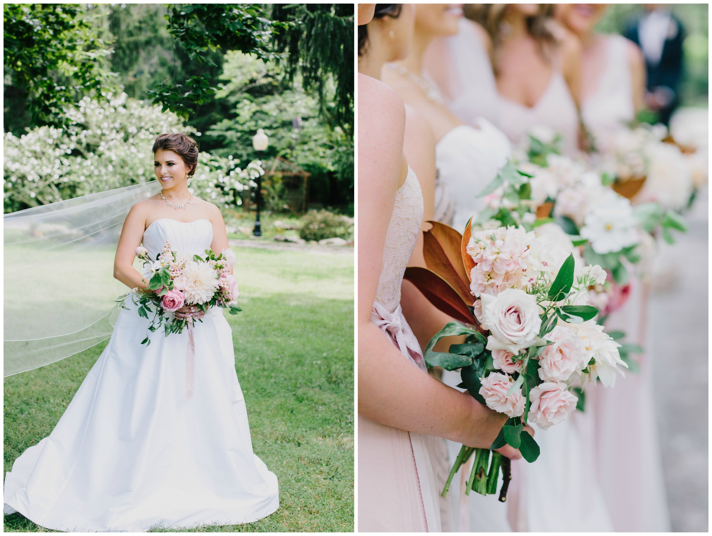 Blush Dahlias Wedding | The Day's Design | Katie Grace Photography