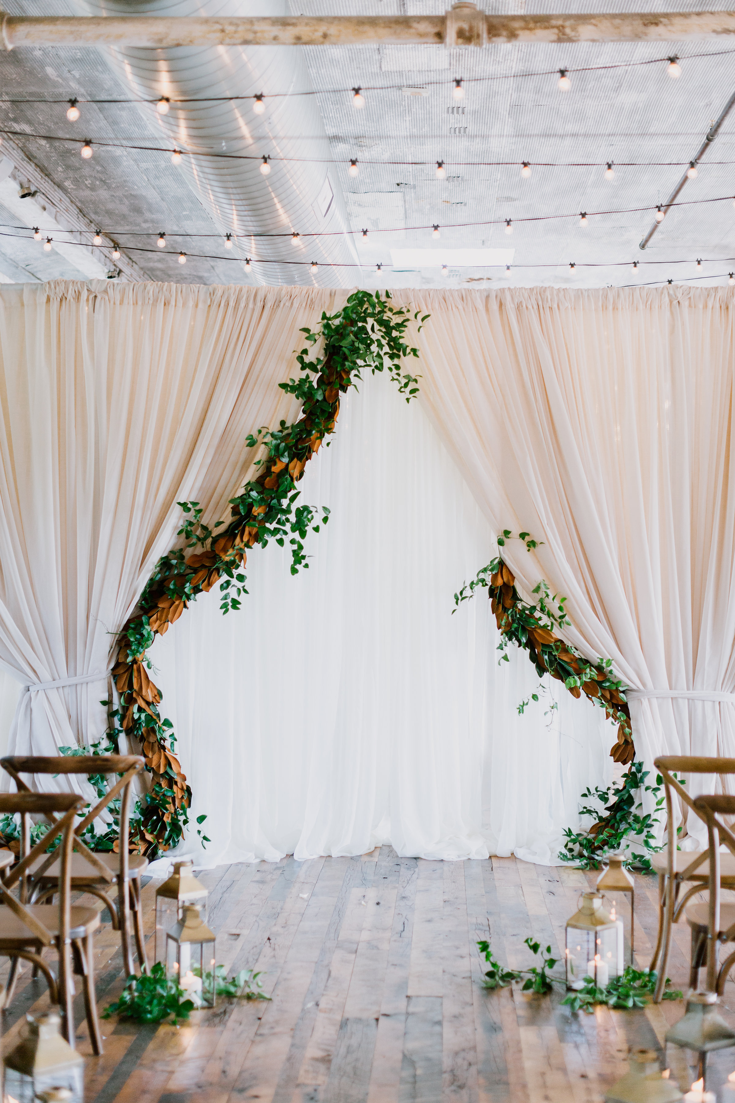 Draped Wedding Ceremony | The Day's Design | The Rental Company