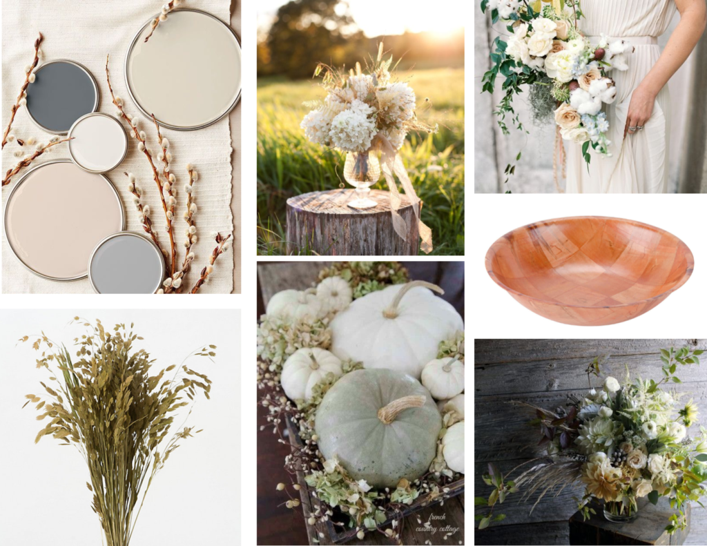 Neutral Autumn Wedding