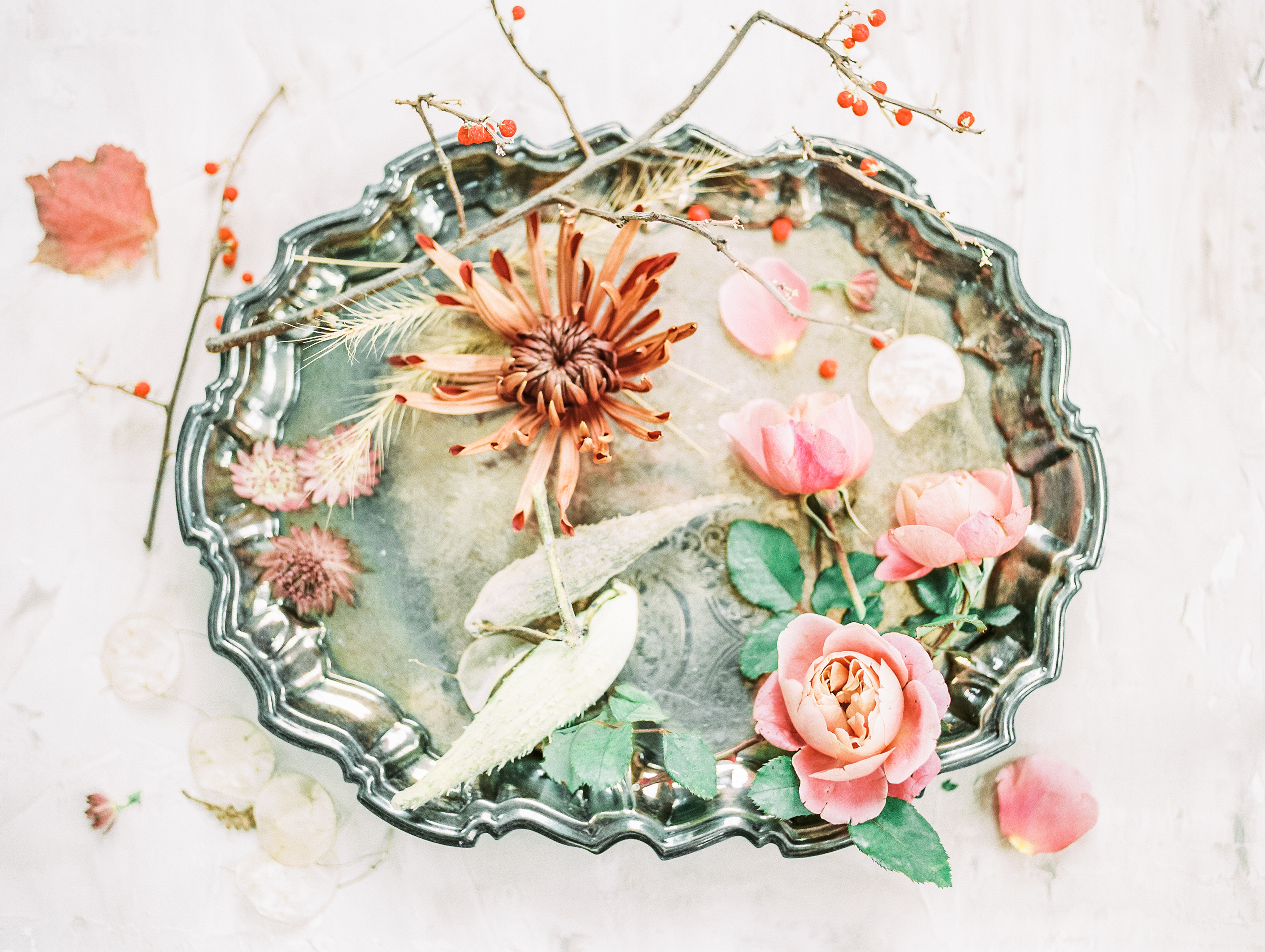 Fall Floral Ingredients | The Day's Design | Samantha James Phtoography