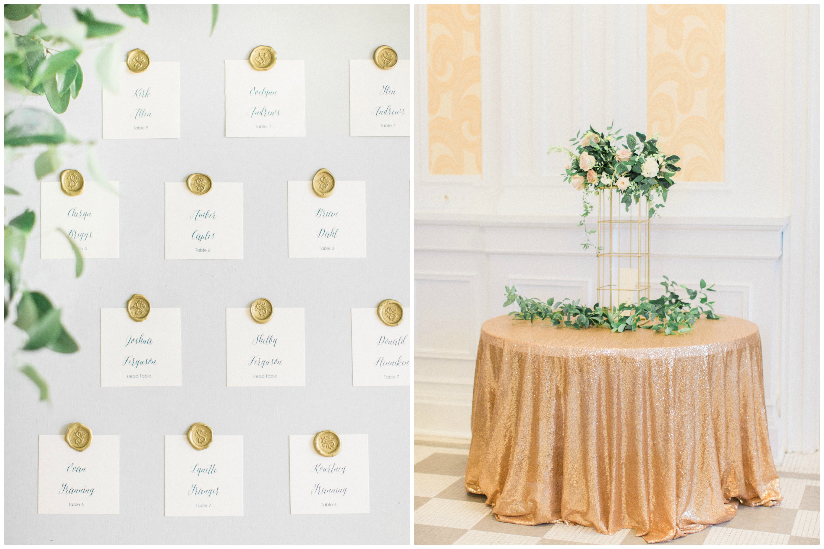 Blue and Gold Wedding | The Day's Design | Samantha James Photography