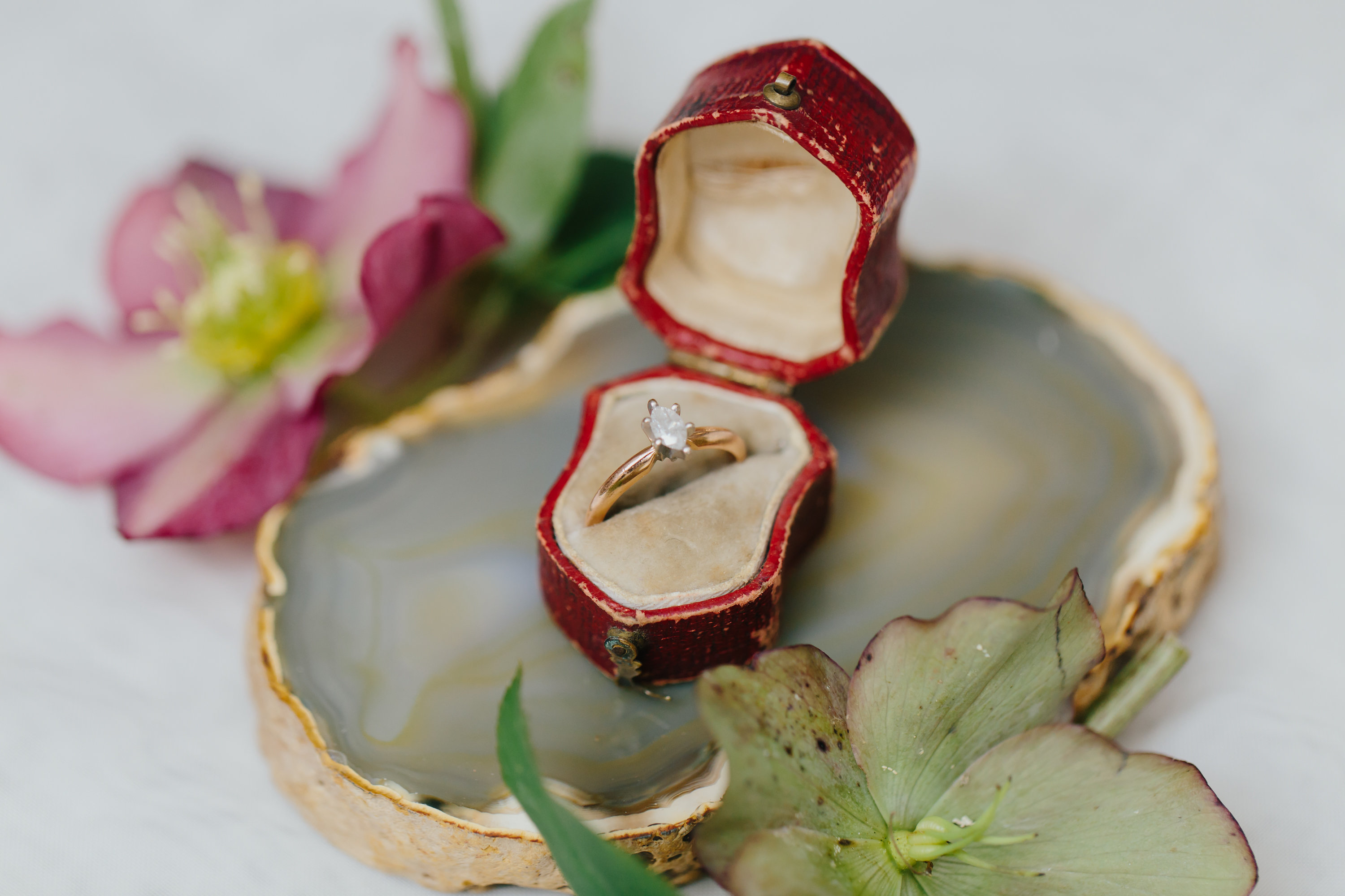 Vintage Engagement Ring | The Day's Design | Katie Grace Photography