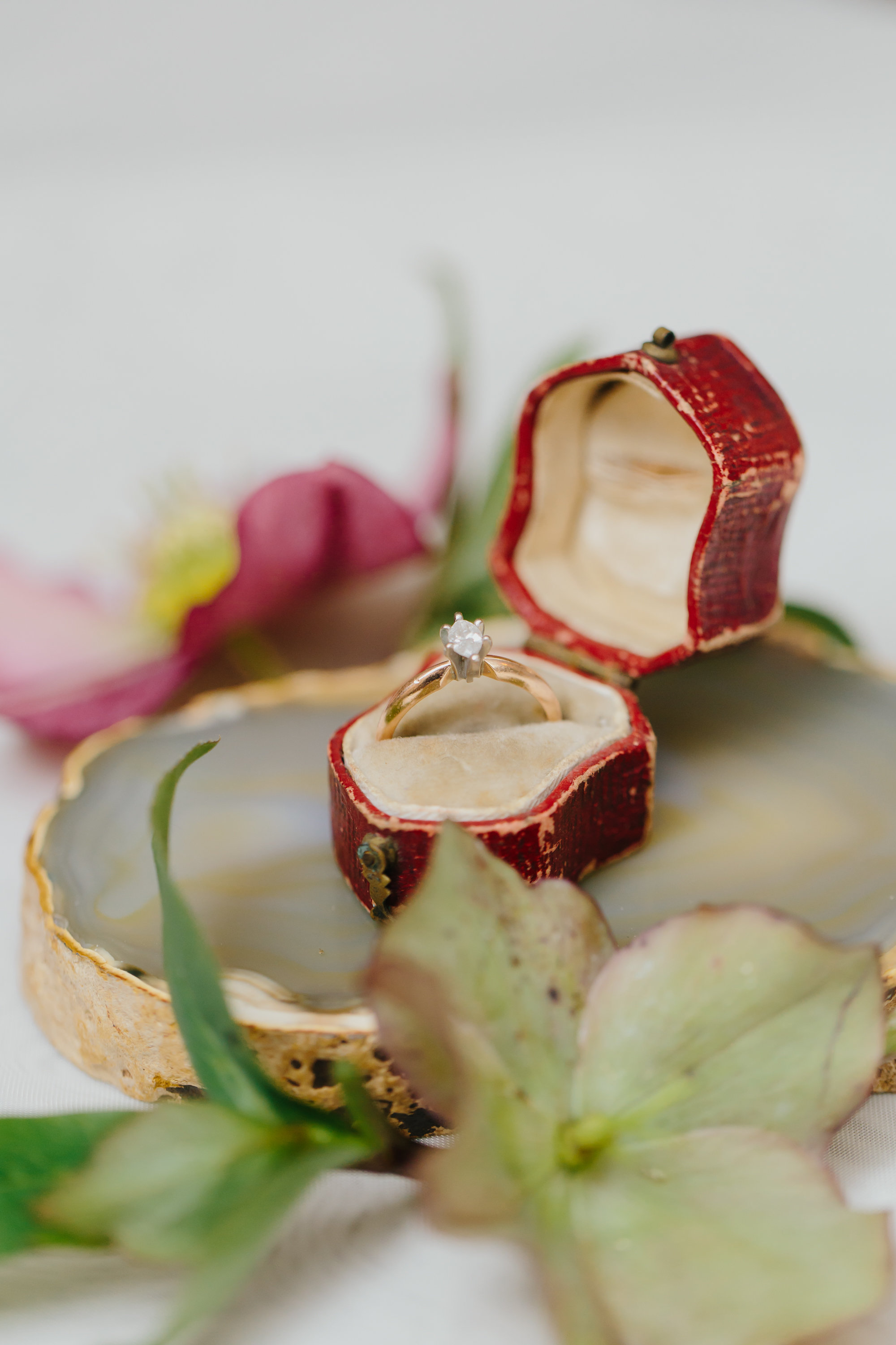 Vintage Engagement Ring | The Day's Design | Katie Grace Photography