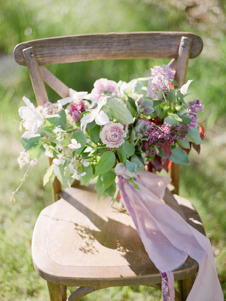 Purple Wedding Flowers | The Day's Design | Kelly Sweet Photography