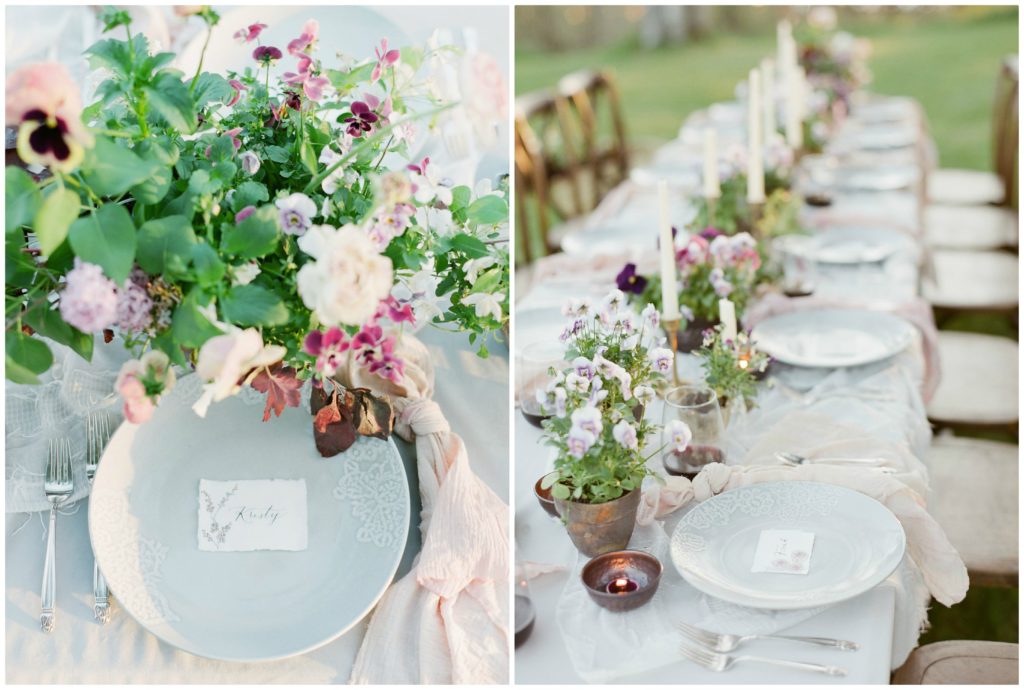 Purple Wedding Flowers | The Day's Design | Kelly Sweet Photography