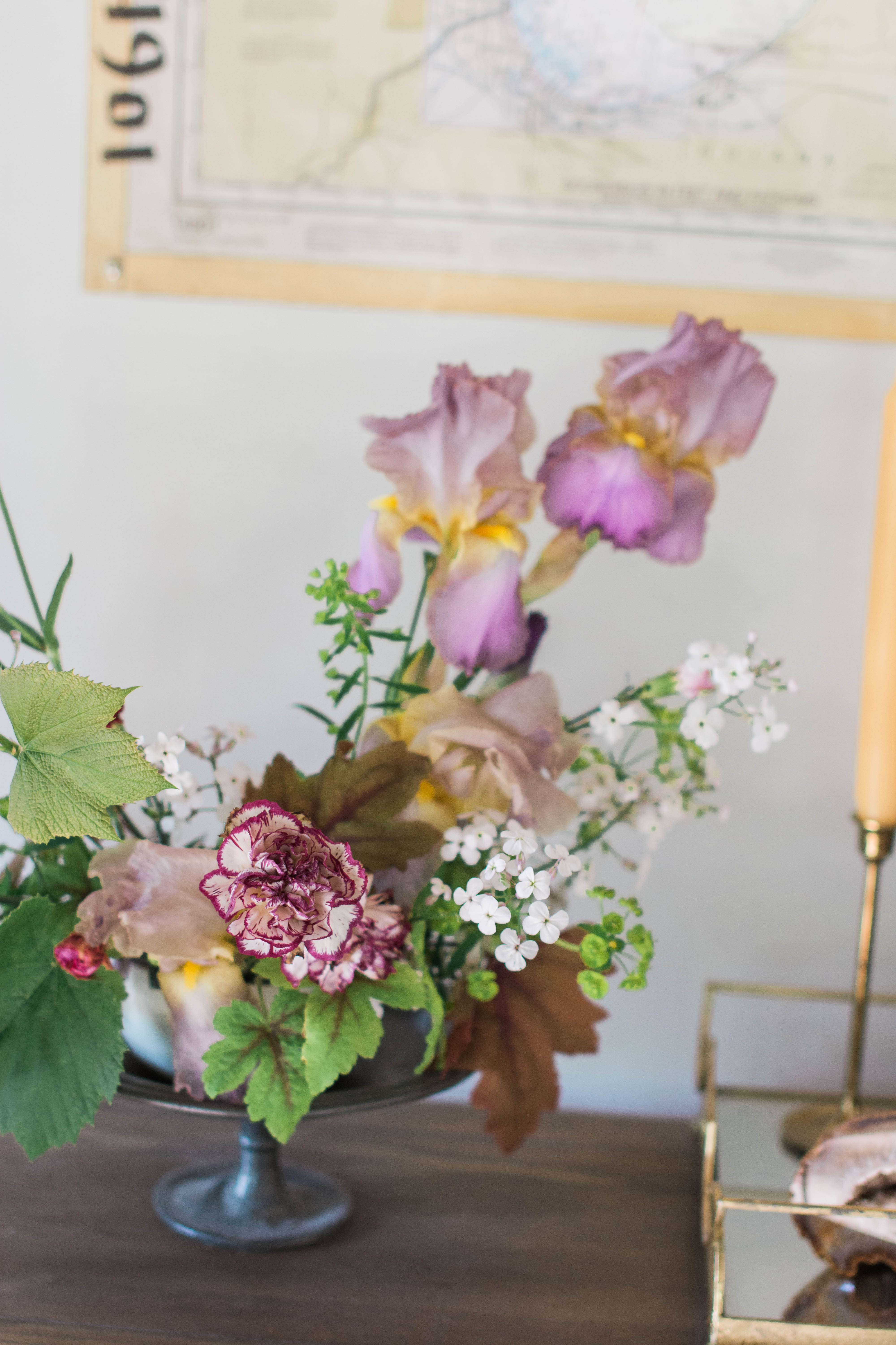 Iris Centerpiece | TownLine Journal