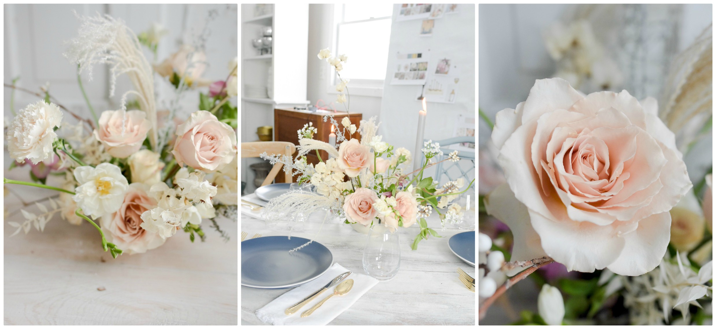 blush winter flowers