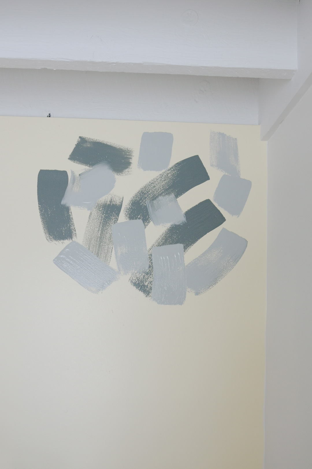 Earl grey faux finish accent wall diy