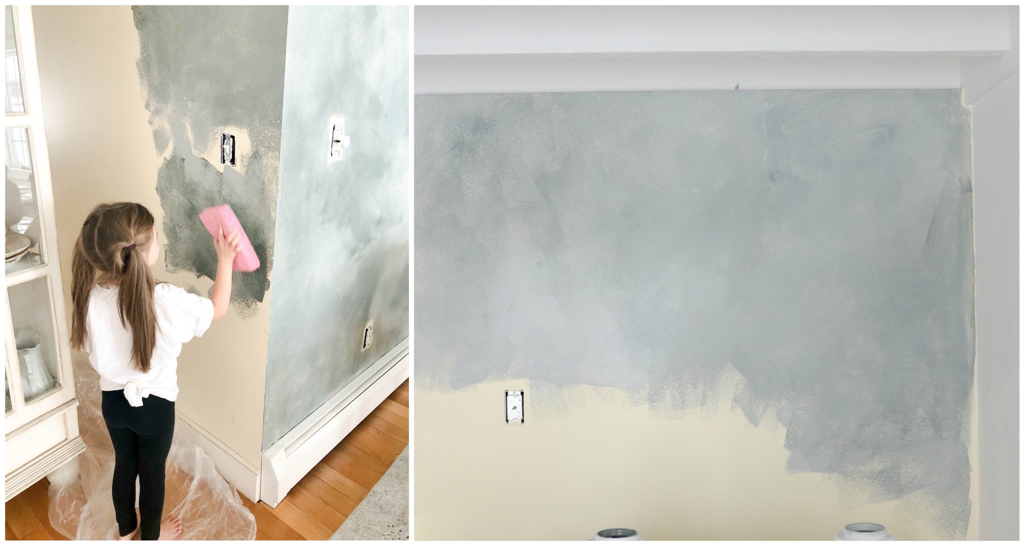 faux finish wall tutorial