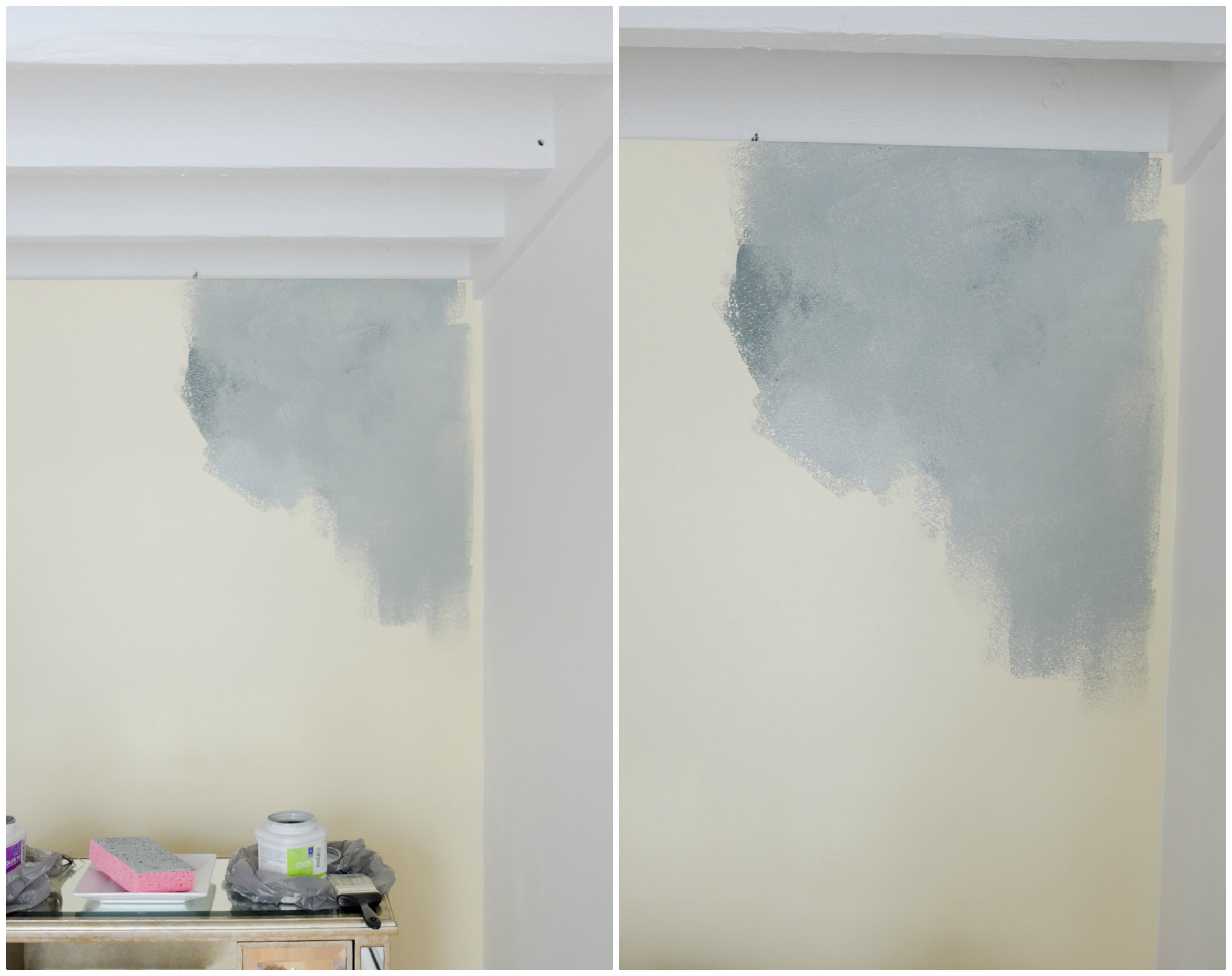 the modern way to sponge paint