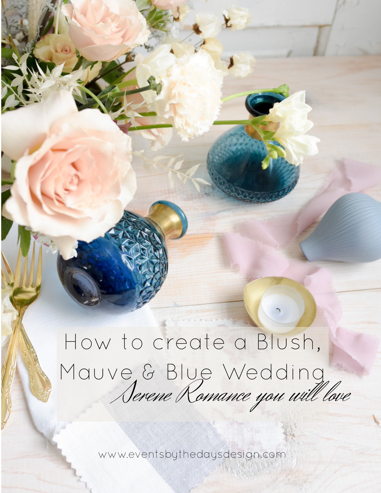 Blush, Mauve & Dusty Blue Wedding Ideas